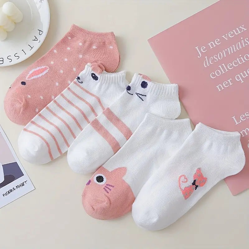 Pink Cat/Bunny Sock Pack