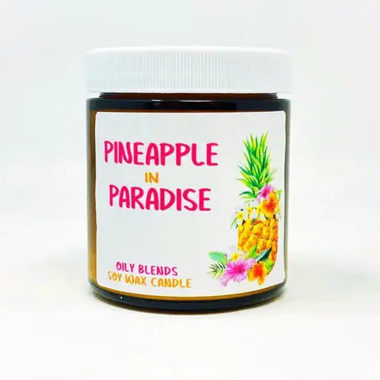 Pineapple in Paradise Summer Small Candle - 25 Hr Burn Time