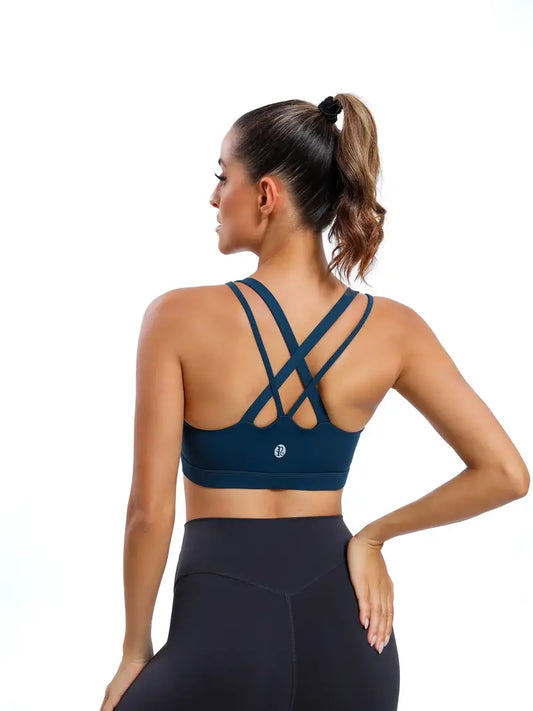 Breathable Crisscross Sports Bra