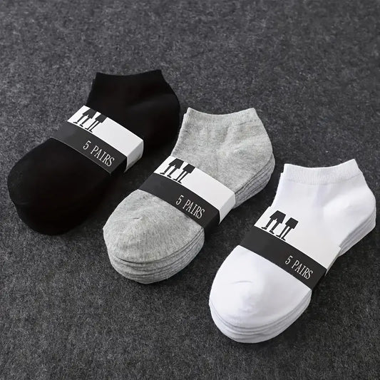 5 Pack Ankle Sock - 3 Options!