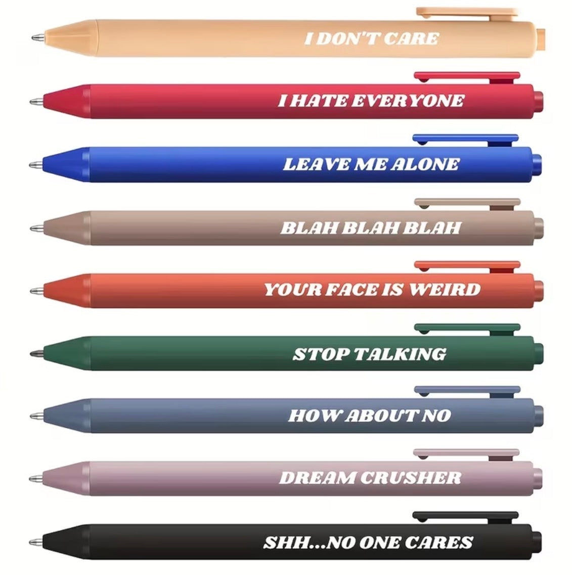Mystery Snarky Saying Pen