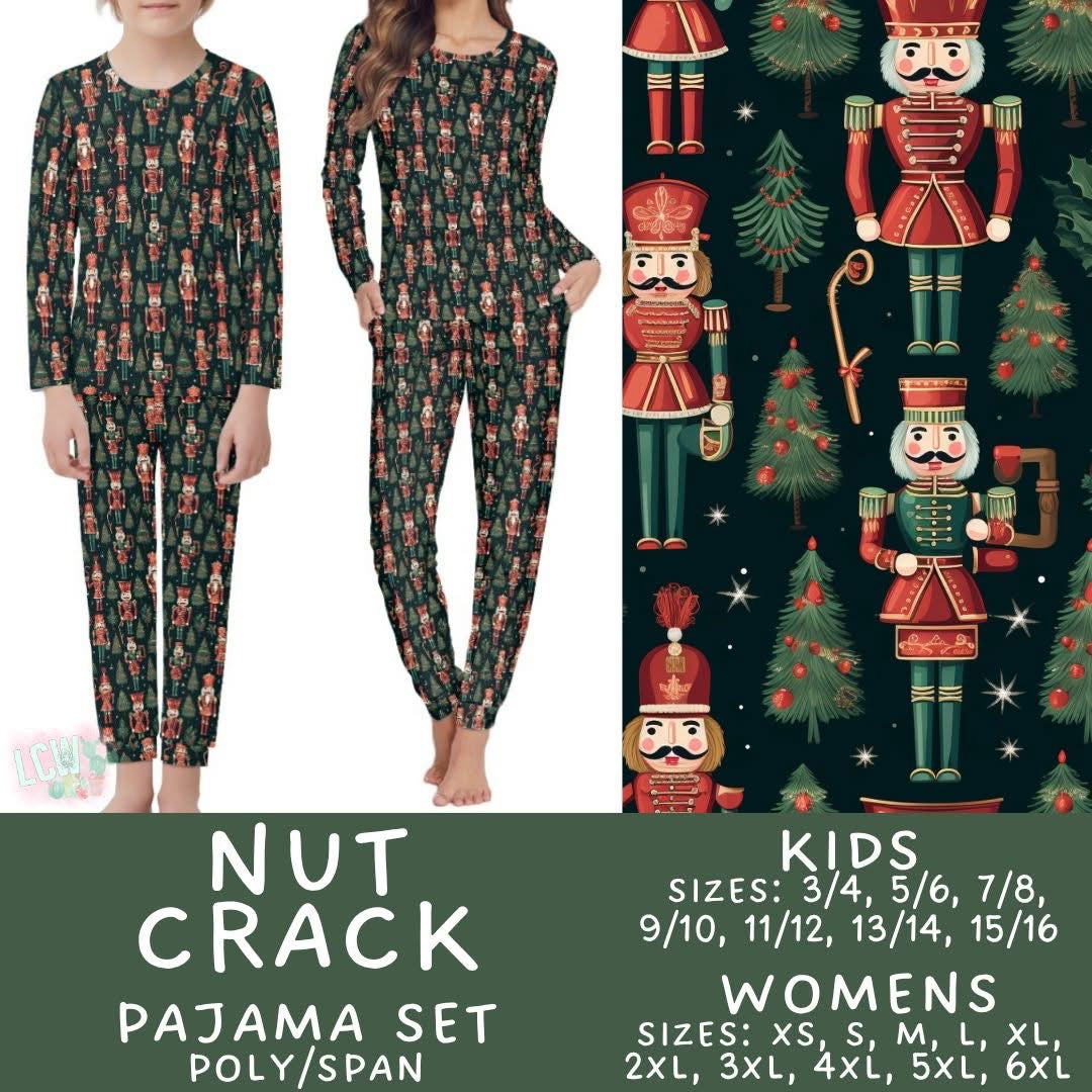 3XL Merry Nutcracker Women’s Christmas Long Sleeve Pajamas