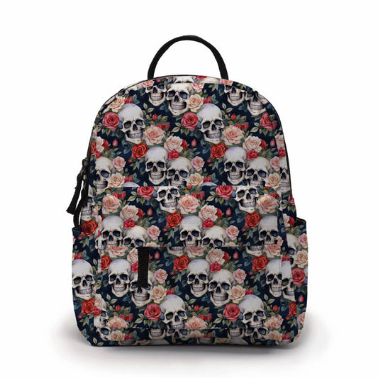 Mini Backpack - Halloween - Skull Roses - PREORDER