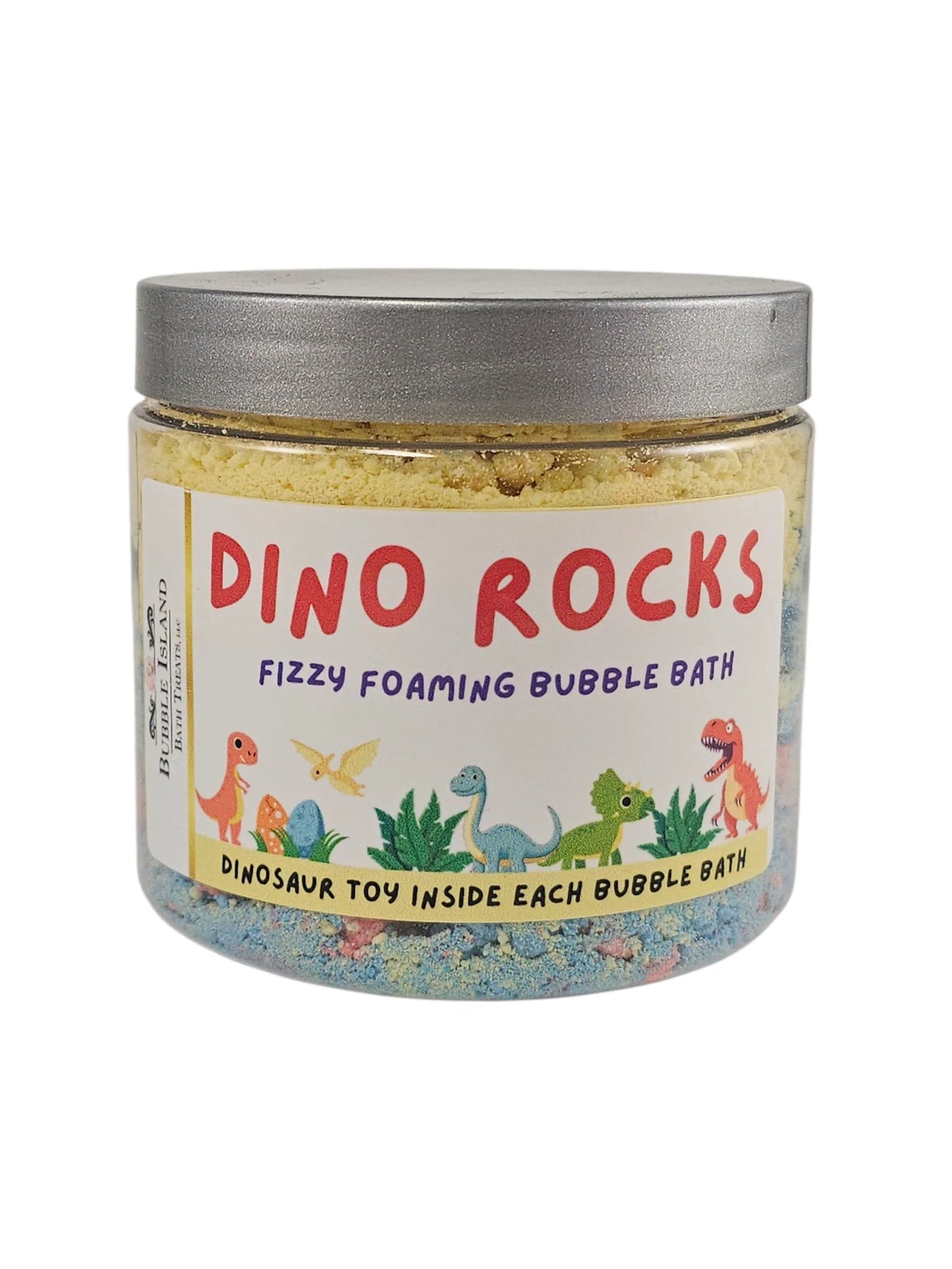 Fizzy Bubble Bath - Dino Rocks with Toy Inside!