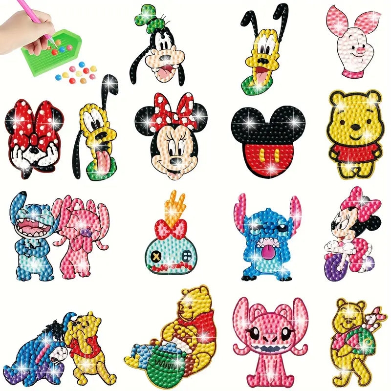 Fun Character Diamond Art Stickers