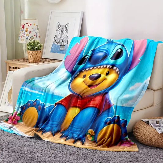 Bear Alien Fleece Blanket