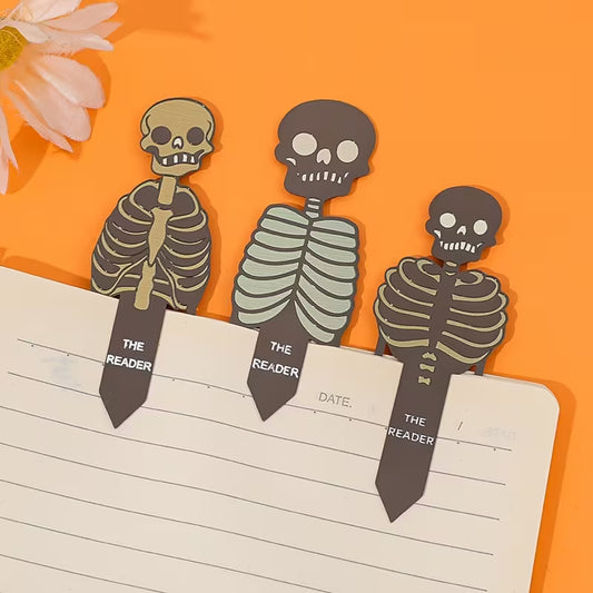 One Mystery Color Skeleton Bookmark