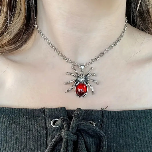 Red Spider Necklace