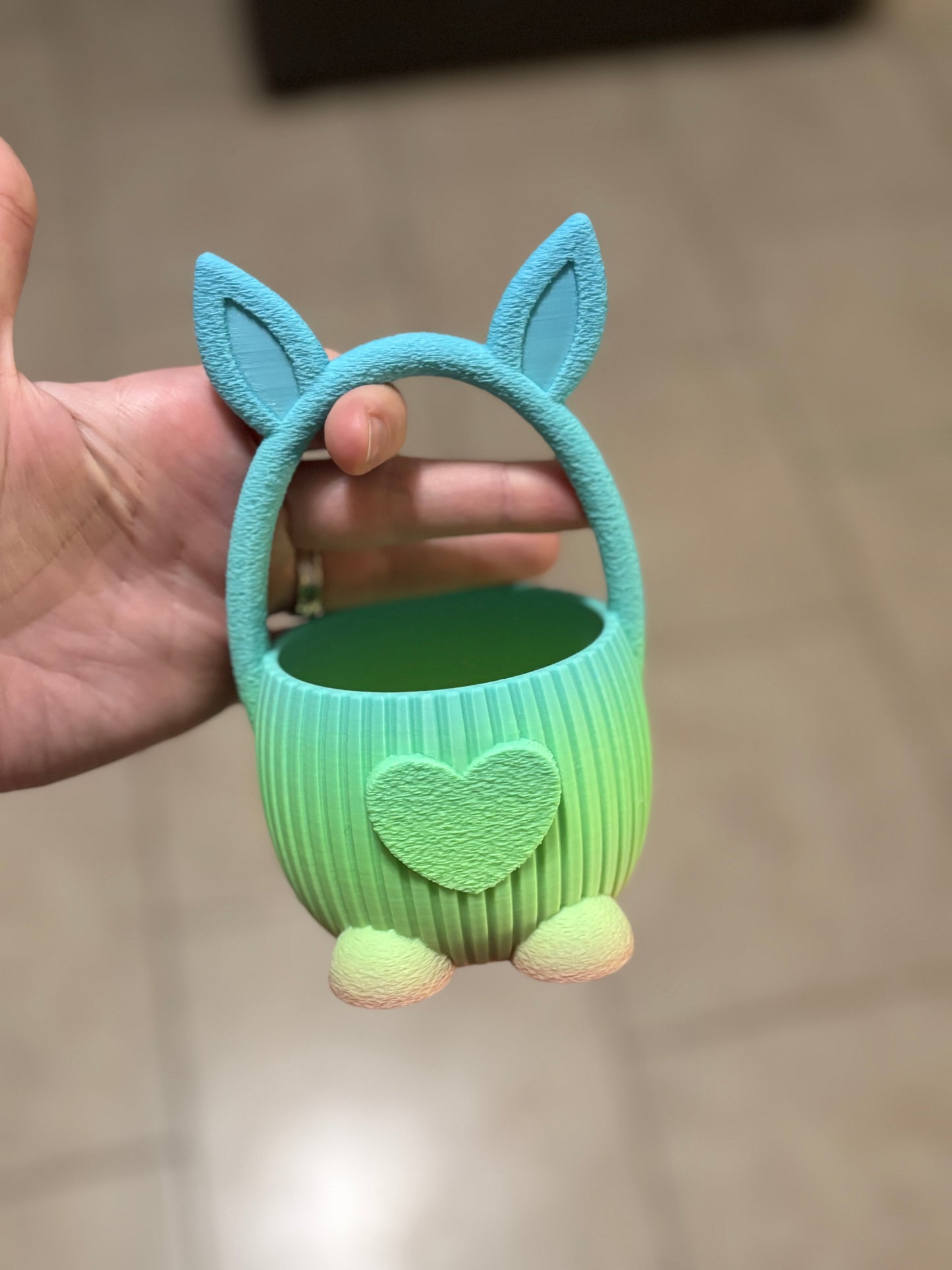 Made by Mike: Bunny Easter Basket (Items not included)