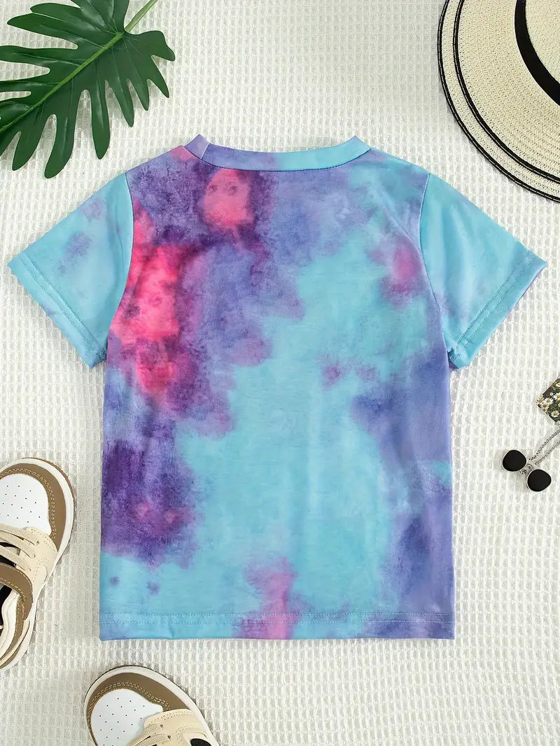 Mamas Girl Tie Dye Kids Top