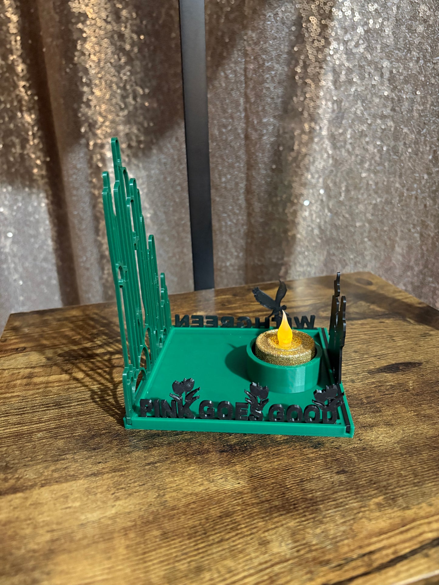 Made by Mike: Green City Tea Light Holder