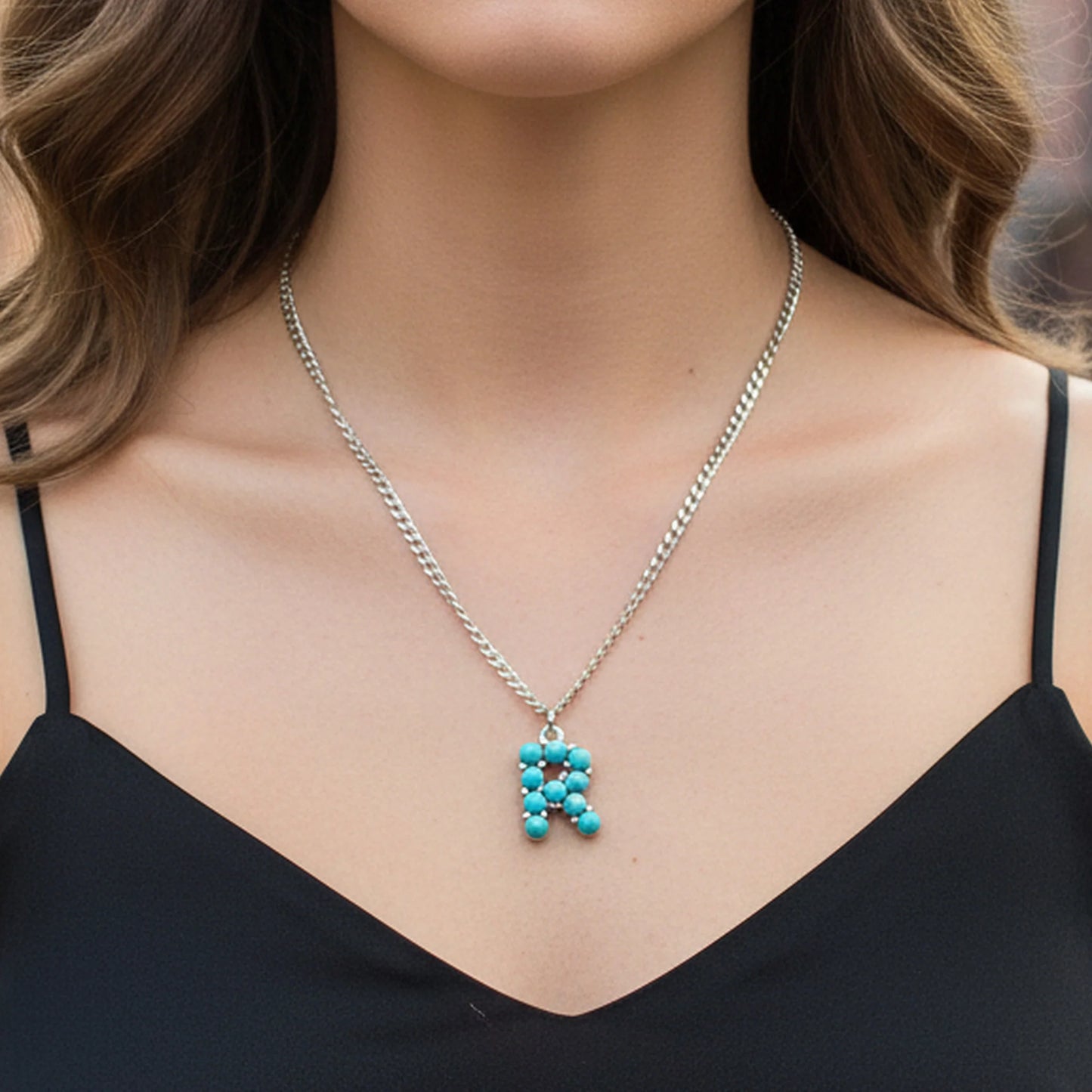 DOORBUSTER Squash Blossom Initial Necklace - 2 Colors!