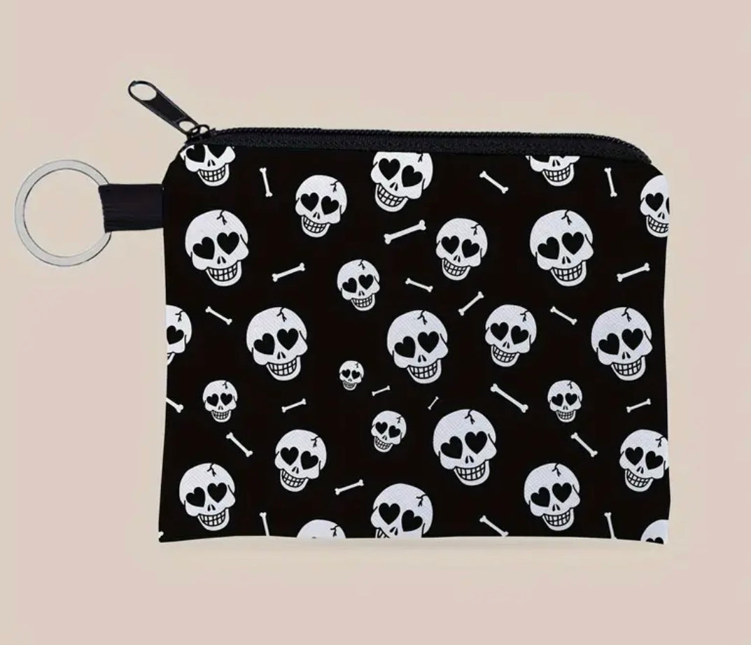 Spooky Key Ring Coin Purse - 7 options!