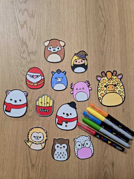 Made by Mike: DIY Mallow Coloring Set of 4 (Random)