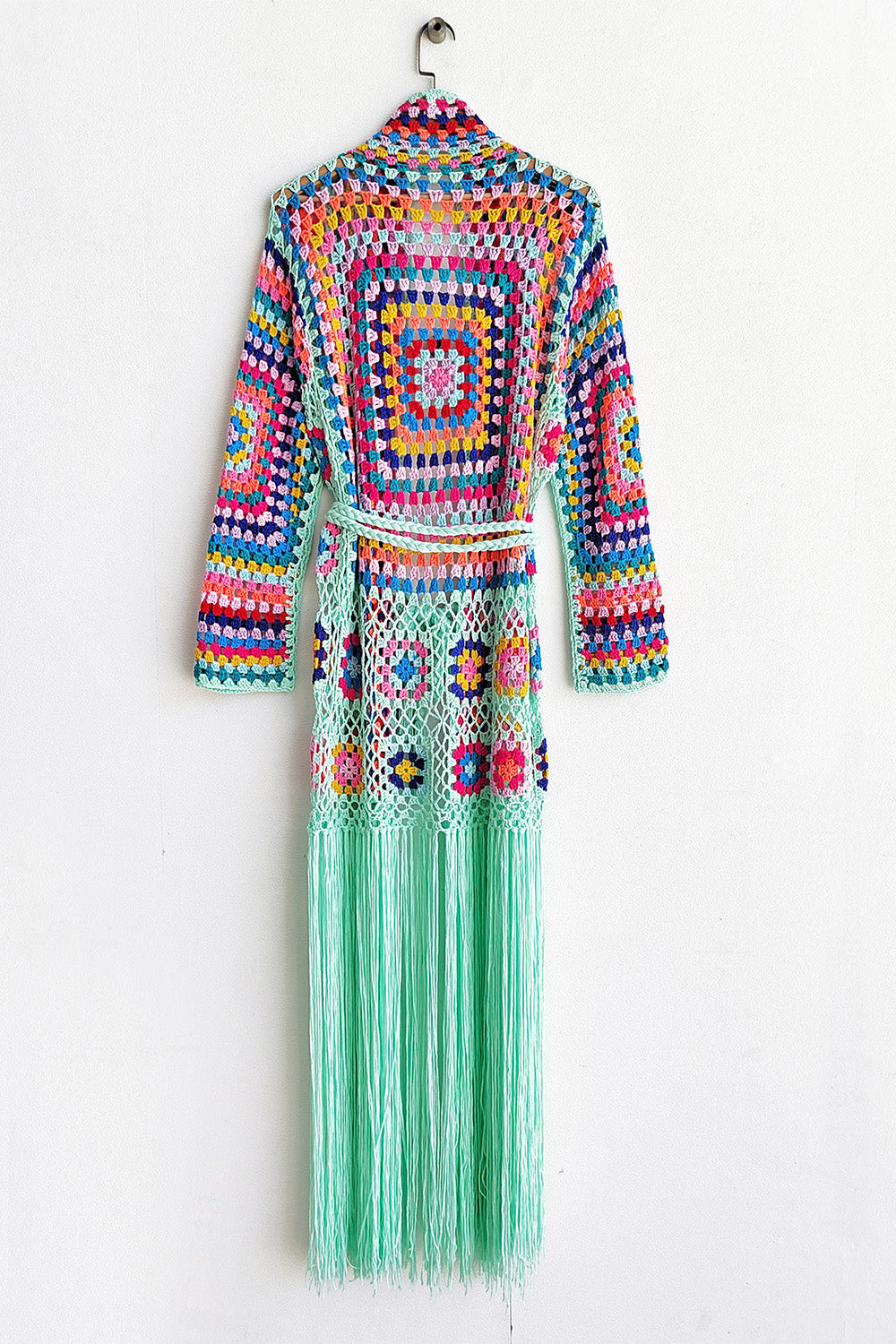 Fringe Tied Long Sleeve Cardigan - 5 Colors!