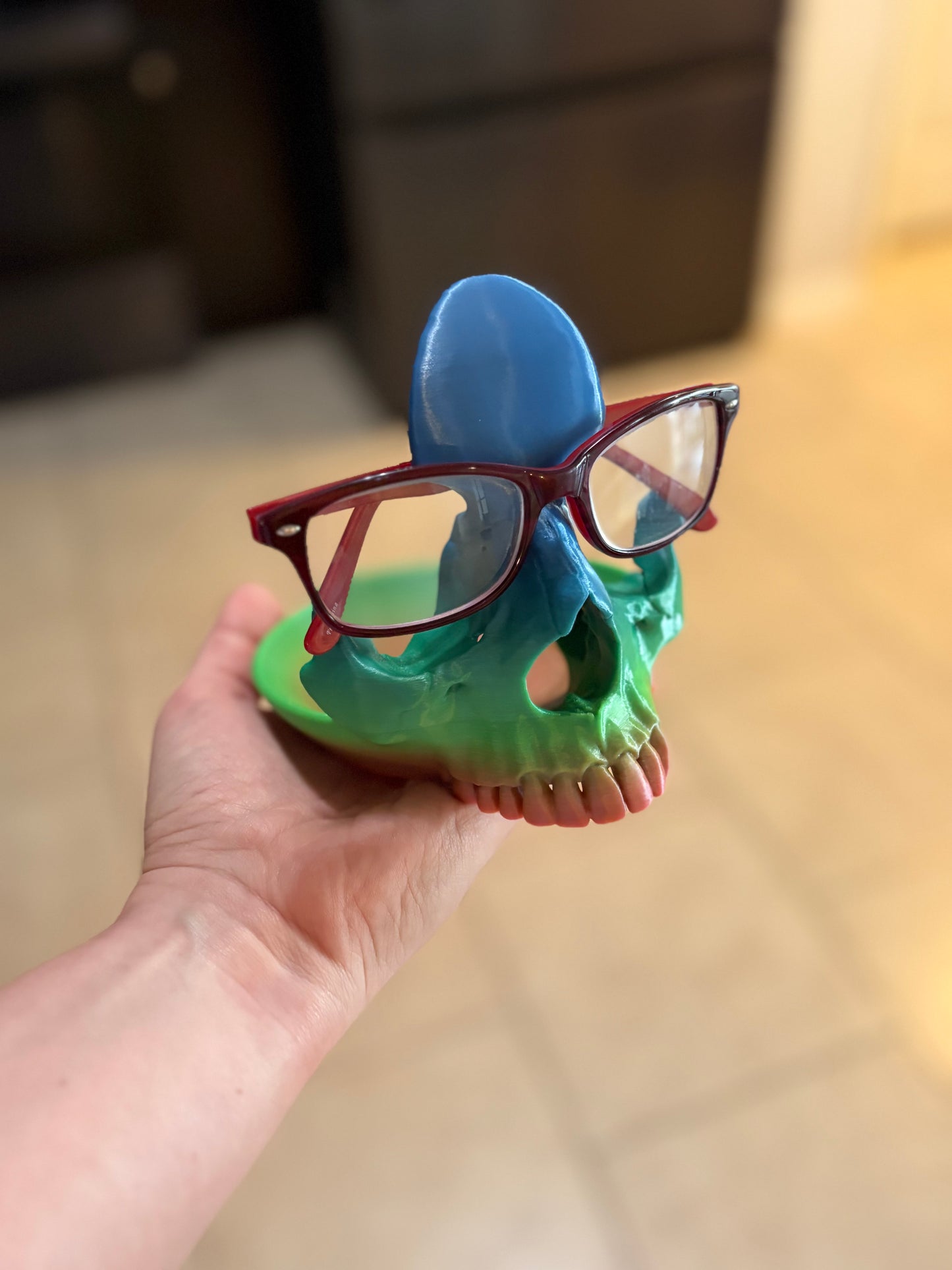 Made by Mike: Skull Glasses/Keys/Change Holder