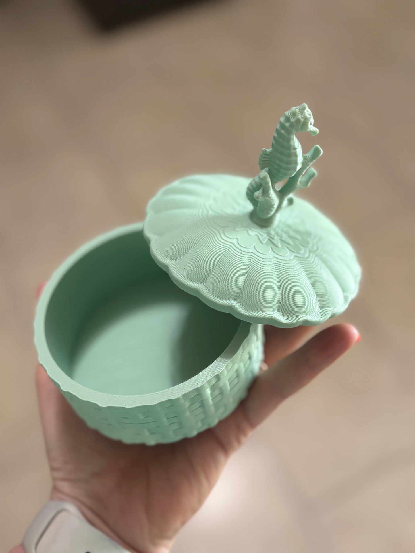 Made by Mike: Sea Horse Trinket Box