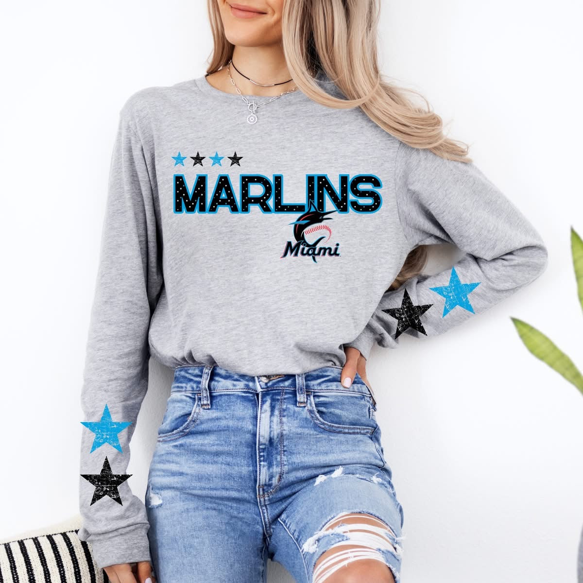Baseball Star Sleeve CUSTOM Graphic - ANY Pro Team!