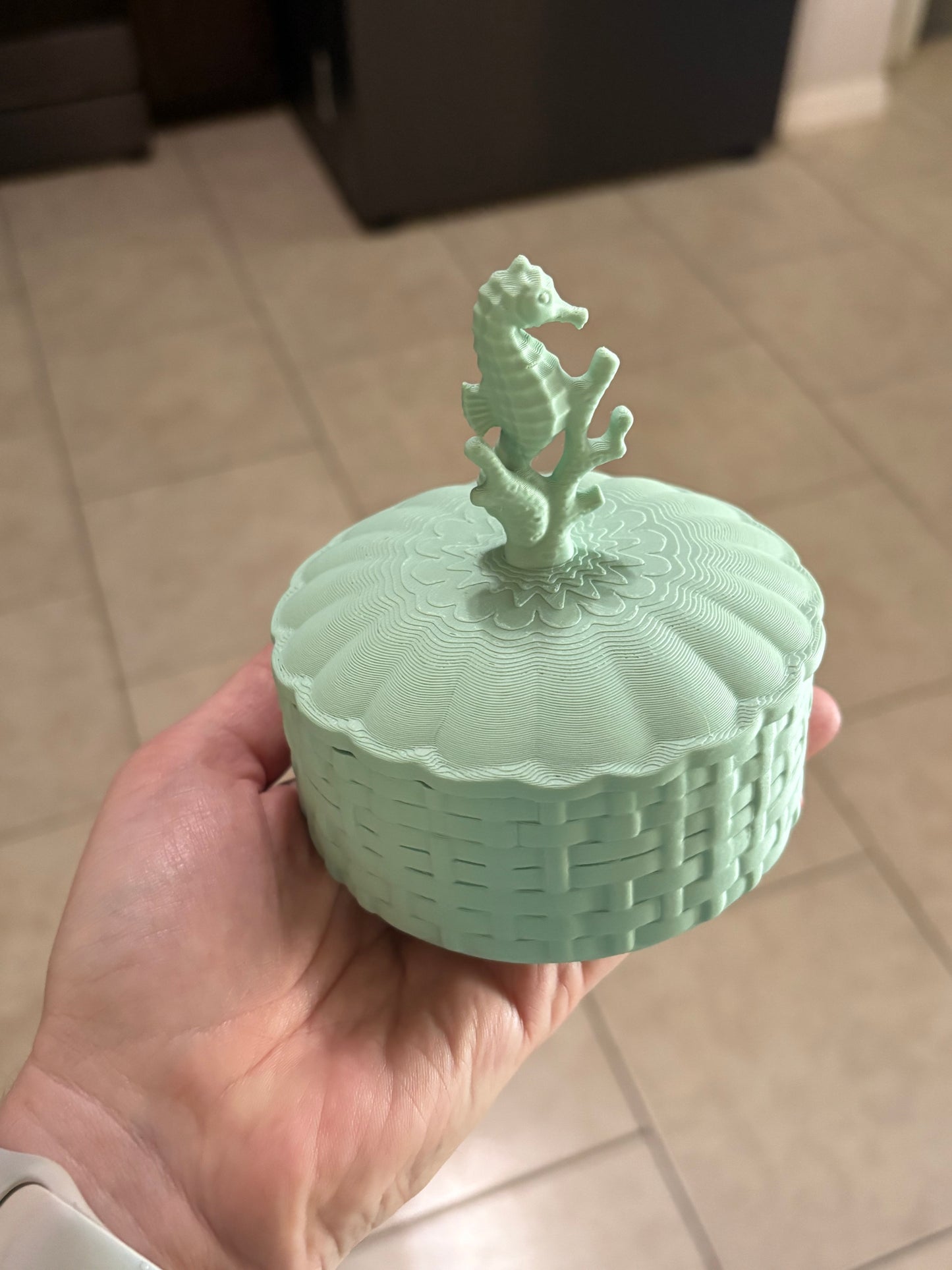 Made by Mike: Sea Horse Trinket Box