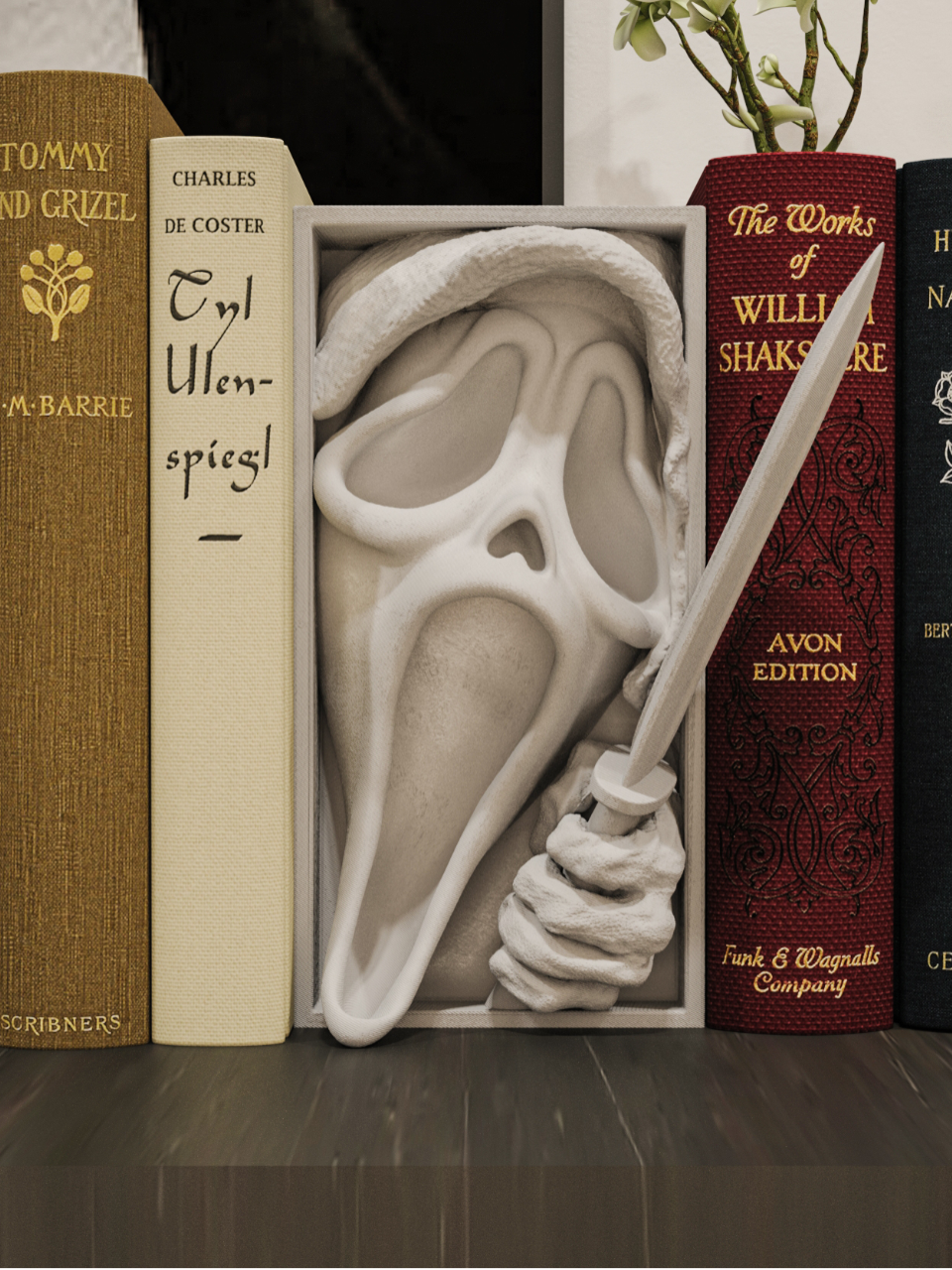 Made by Mike: Ghost Book Nook
