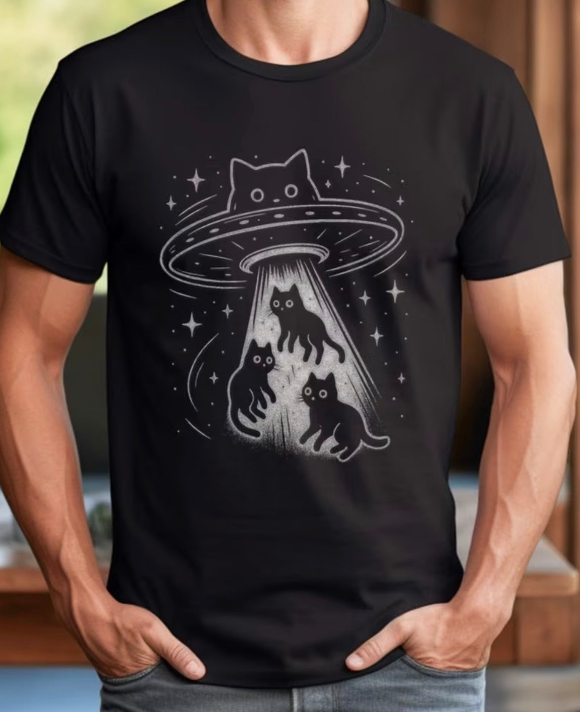 Abducted Cats UNISEX Vinyl Graphic