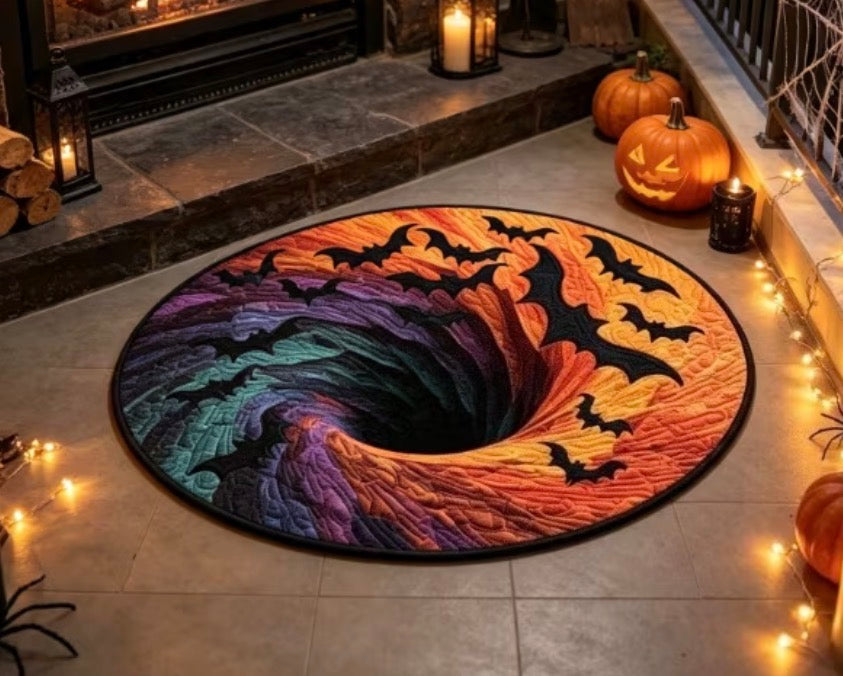 Preorder 3D Effect Bats Bath/Bedroom/Kitchen Rug