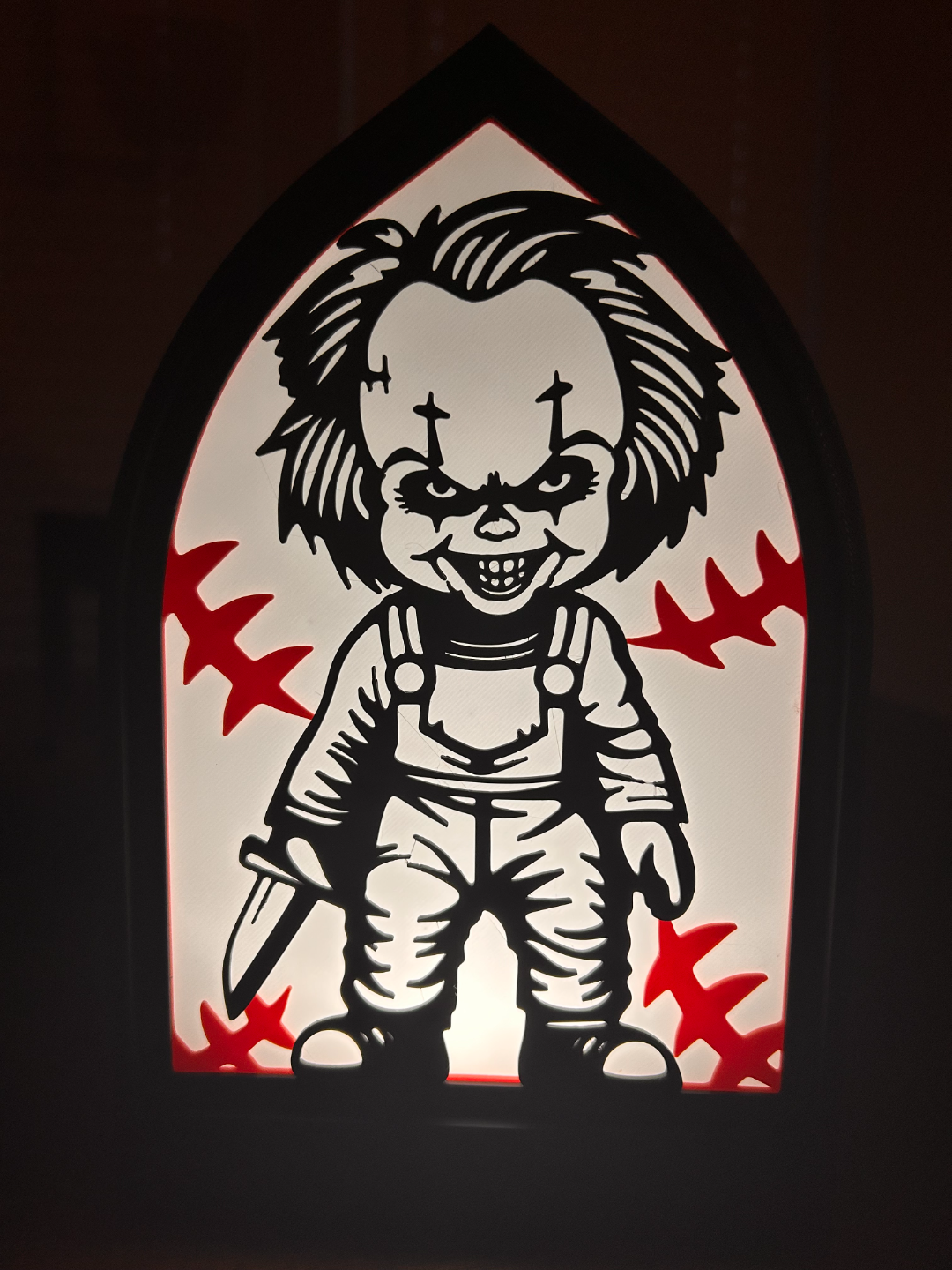 Made by Mike: Horror Silhouette Window Lightbox