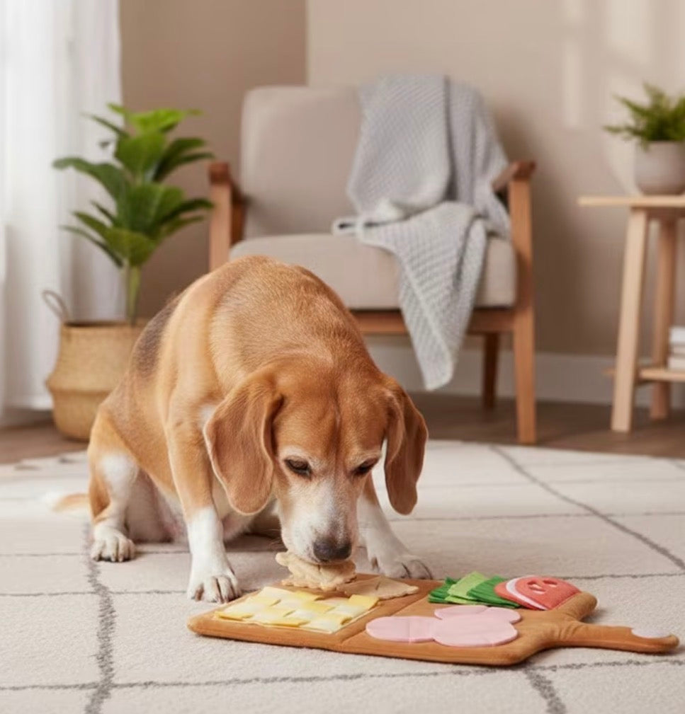 Snuffle Mat “Menu” Treat Hider Dog Toy