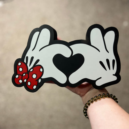 Made by Mike: Mouse Hands Lightbox