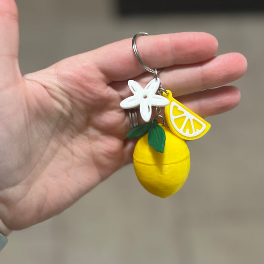 Made by Mike: Lemon Pill Holder Keychain