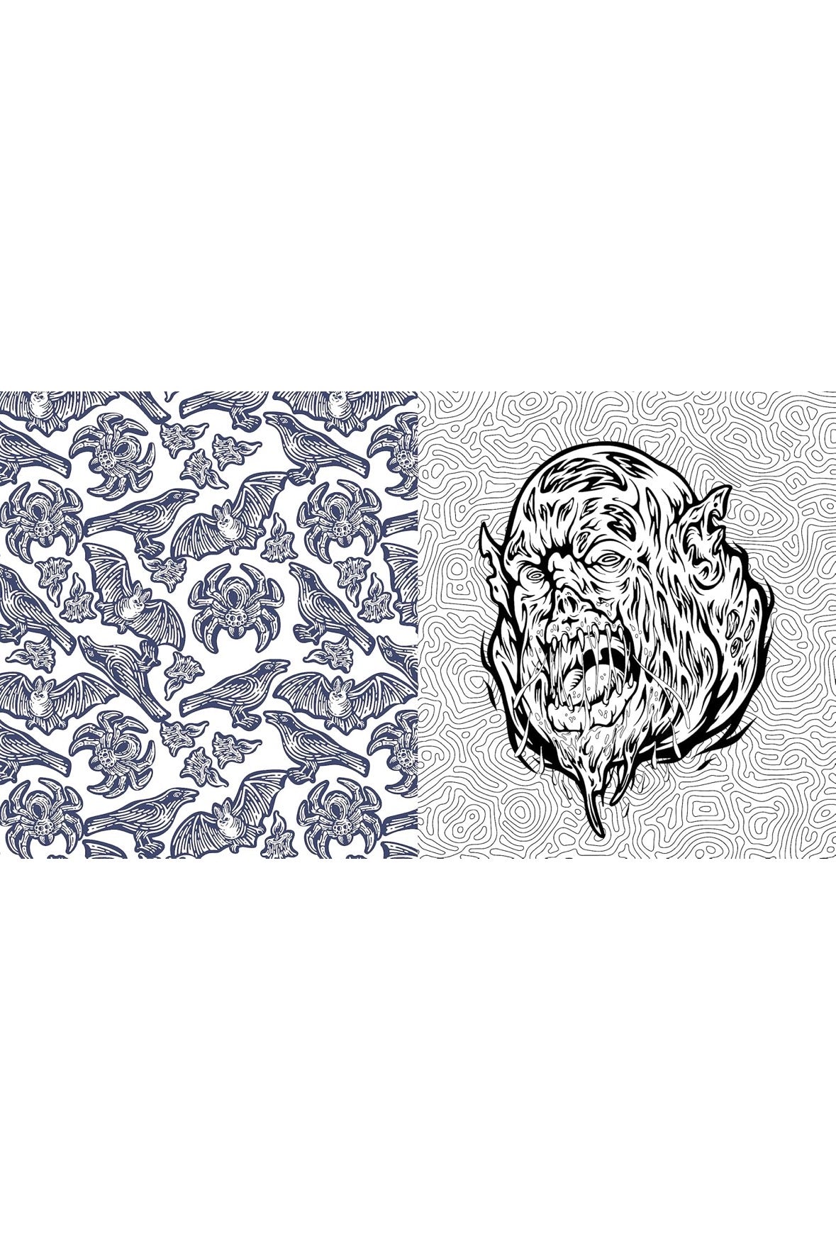 Coloring Your Nightmares Zombies Werewolves Monsters & Horror