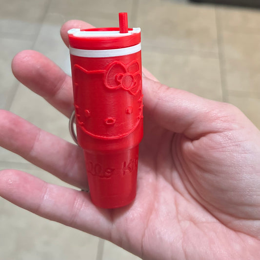 Made by Mike: Hello Chapstick Holder Tumbler Keychain