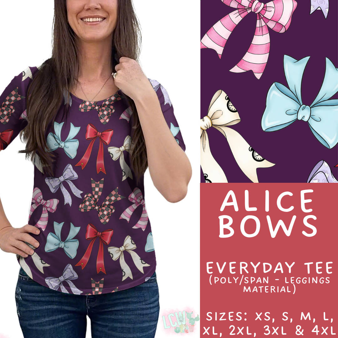 Alice Bows Every Day Tee - PREORDER Bach #485 - ETA Early April