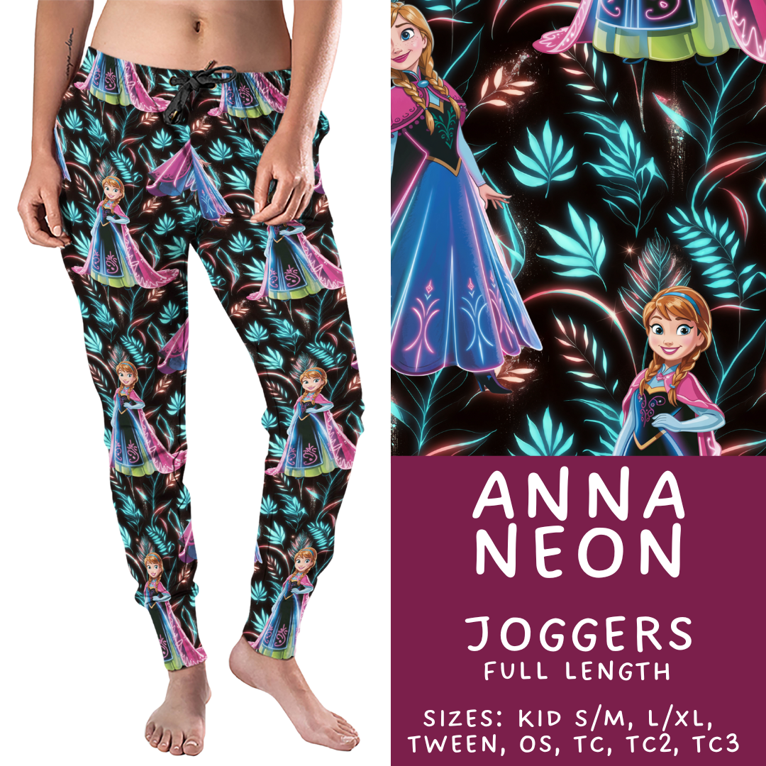 Neon  Anna Kid’s and Adult Joggers - PREORDER Batch #487 - ETA Mid-April