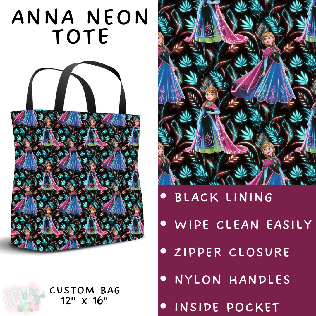 Neon Anna Tote - PREORDER Batch #487 - ETA Mid-April