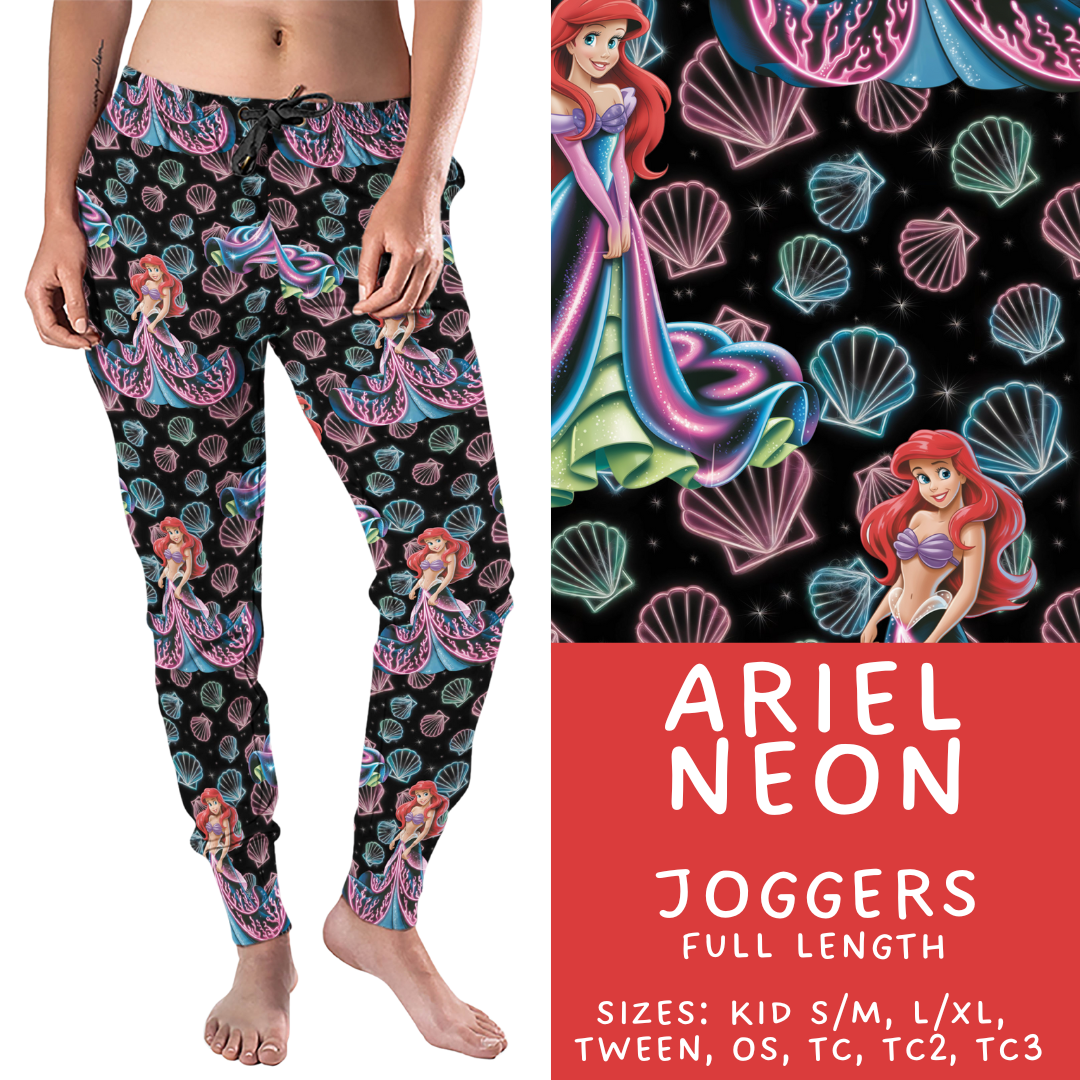 Ariel Neon Kid’s and Adult Joggers - PREORDER Batch #487 - ETA Mid-April