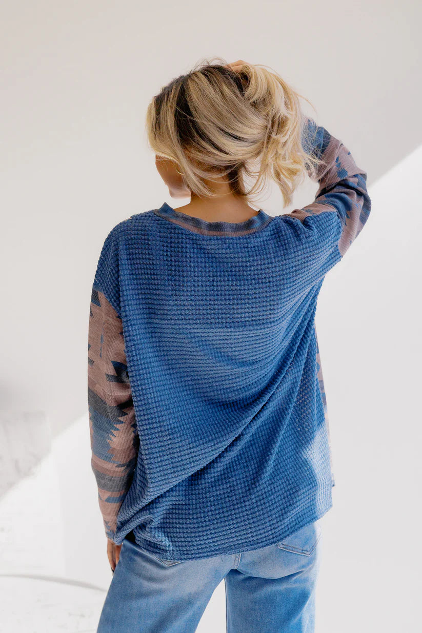 Aztec Waves Long Sleeve