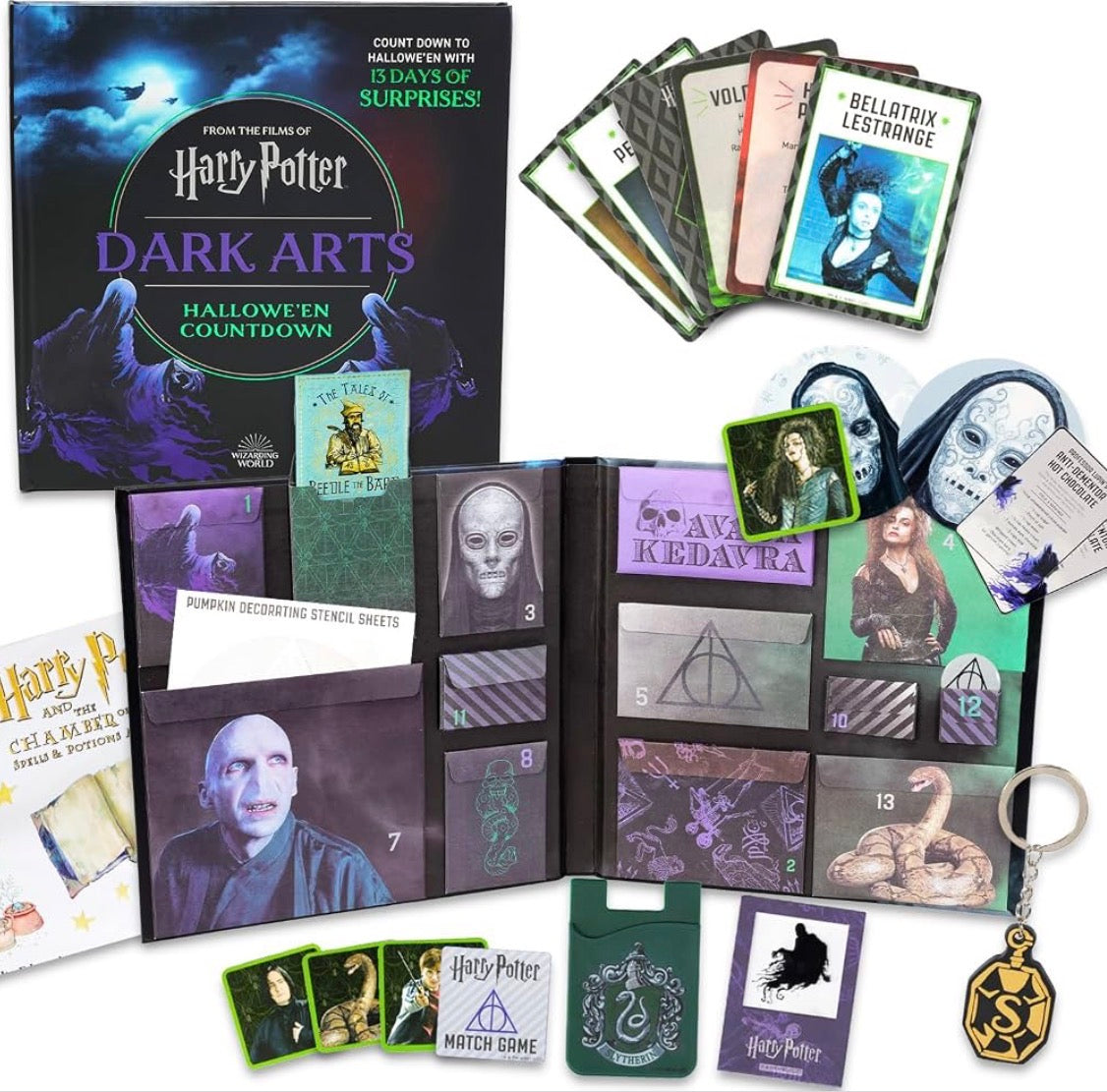 Harry Potter Dark Arts Halloween Countdown - 13 Day Spooky Surprises Advent Calendar
