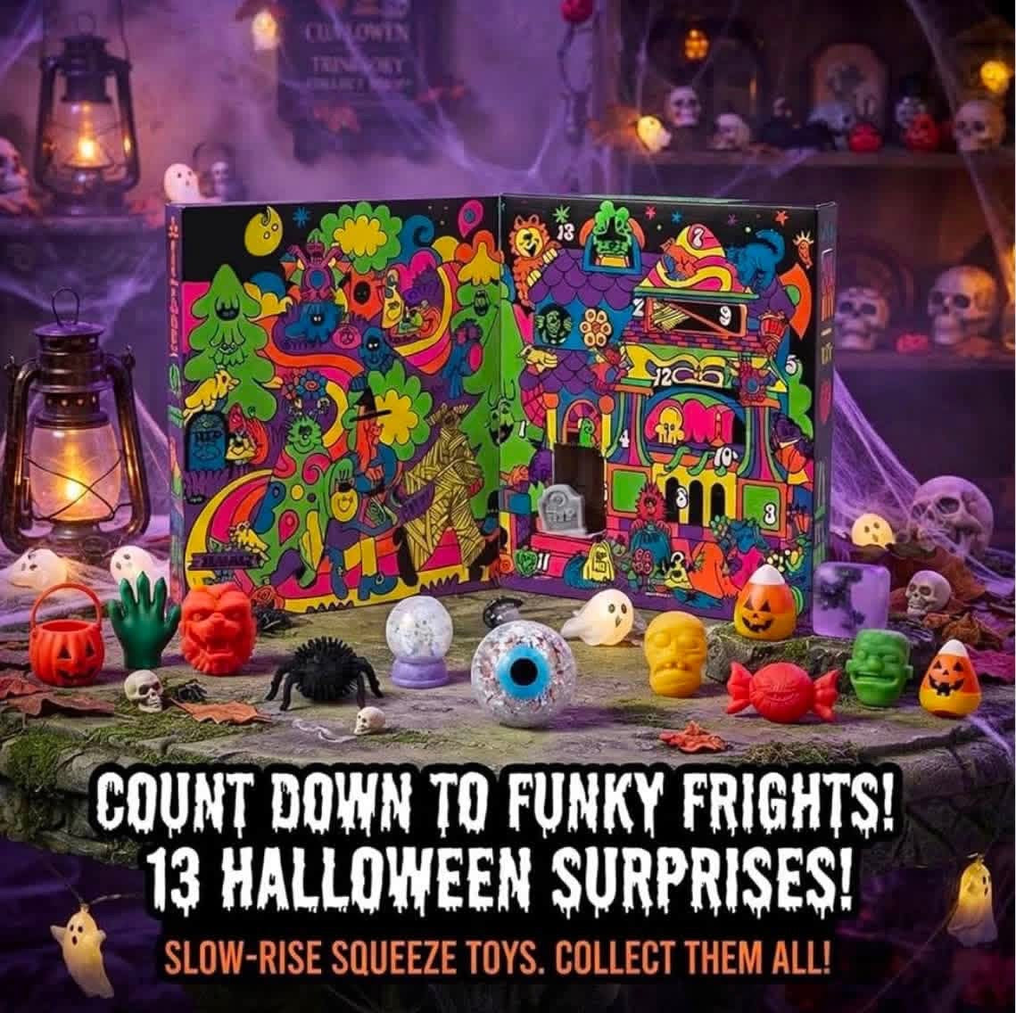 PREORDER Halloween Squishy Advent Calendar - 13 Spooky Squishies Inside!
