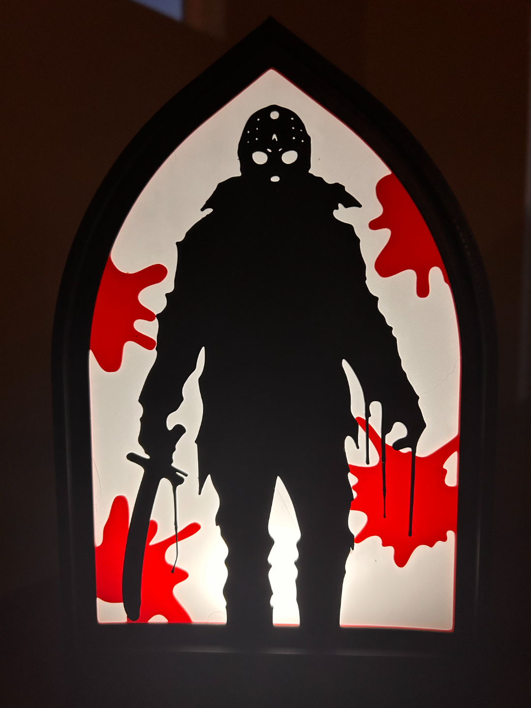 Made by Mike: Horror Silhouette Window Lightbox