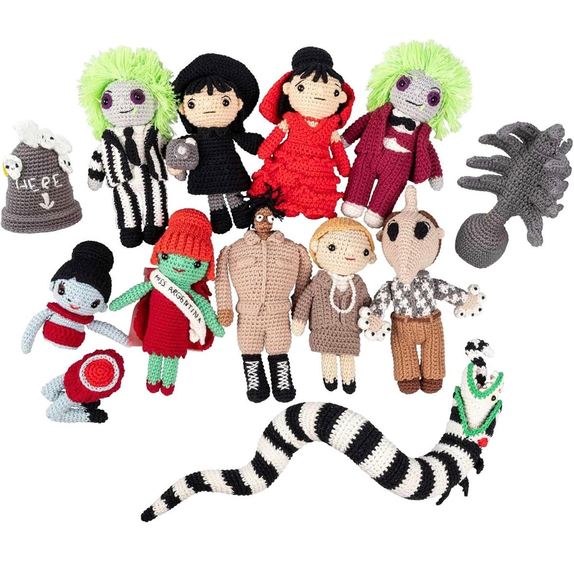 Damaged Box SPECIAL - Beetlejuice & Lydia Deetz Crochet Kit