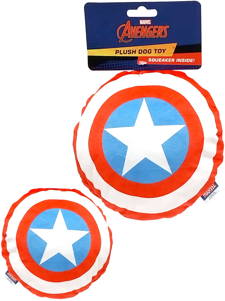 Marvel Superhero Plush Dog Toys with Squeaker