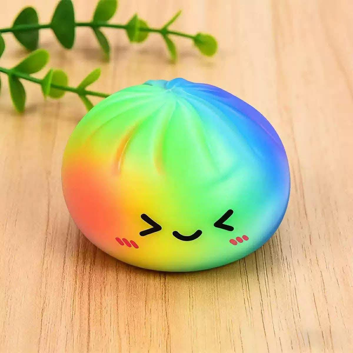 RTS Viral Rainbow Dumpling Squishy