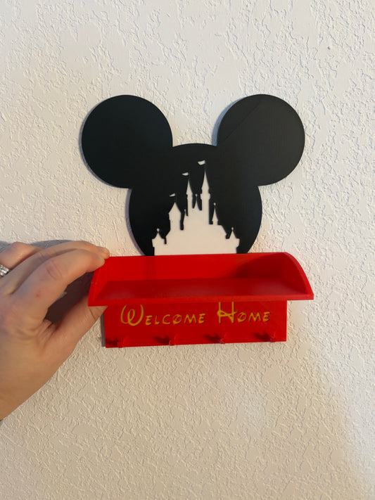 Made by Mike: Welcome Home Wall Hanging Key Holder/Shelf
