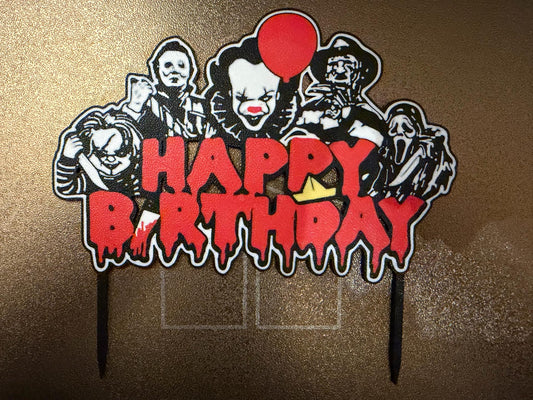 Made by Mike: Horror Birthday Cake Topper