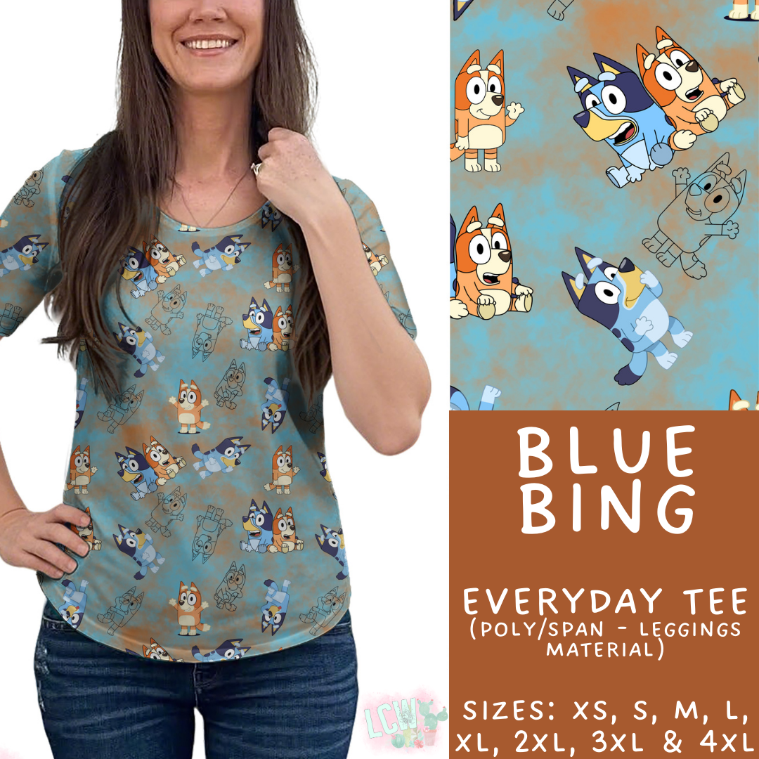 Blue Bing Every Day Tee - PREORDER Batch #482 - ETA Early April