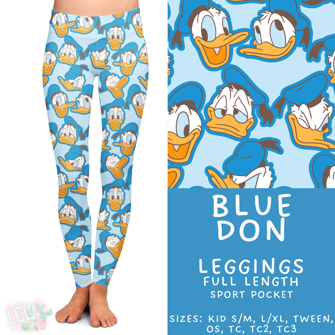 Blue Don Leggings Adult & Kids - PREORDER Batch $482 - ETA Early April