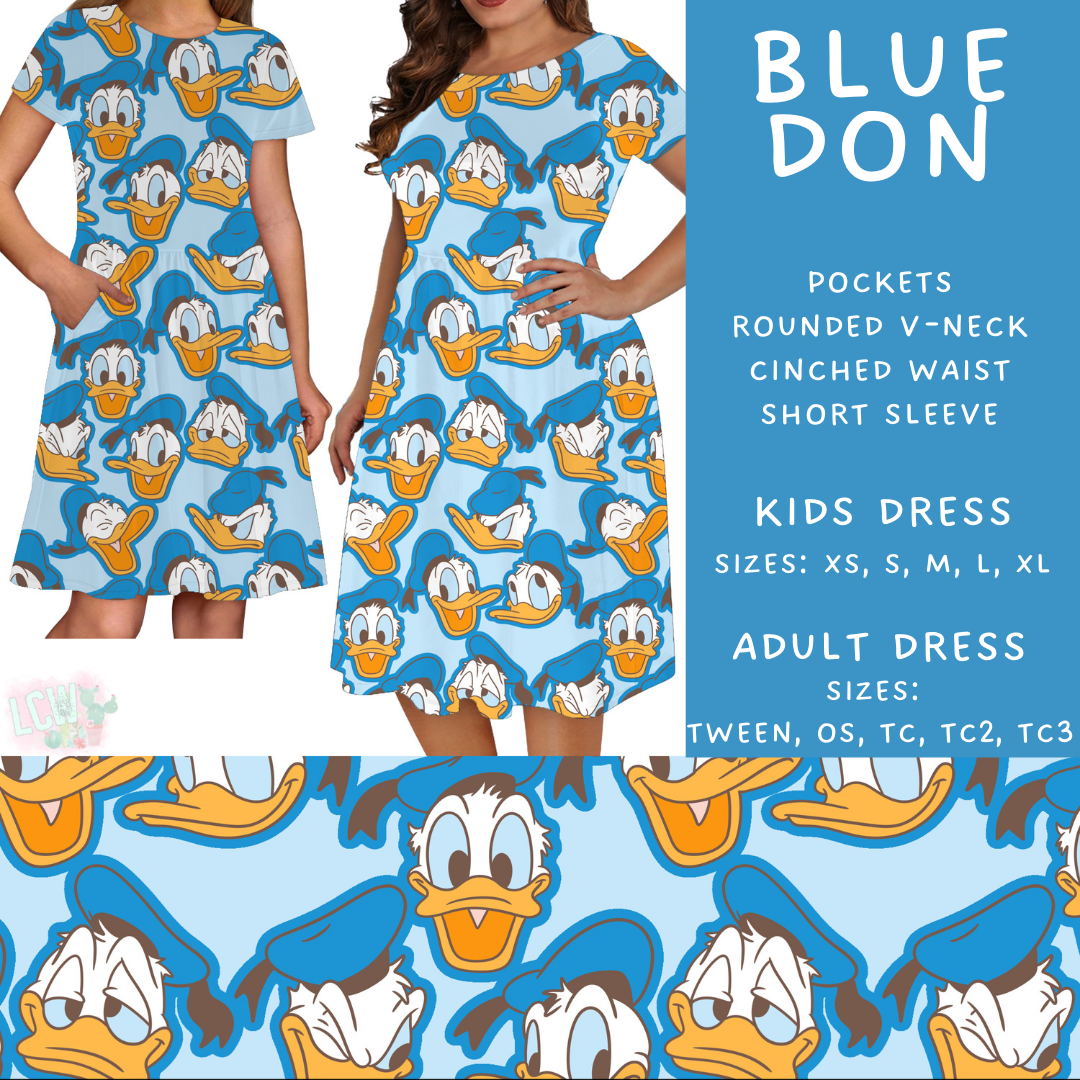 Blue Don Adult & Kids Dress - PREORDER Batch #482 - ETA Early April