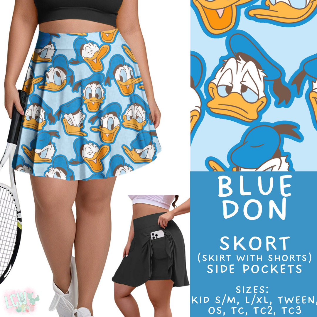 Blue Don Skort Adult & Kids - PREORDER Batch #482 - ETA Early April