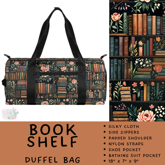 Book Shelf Duffel/Oversized Tote/Luggage Tag Options - Travel Collection Batch 495 PREORDER